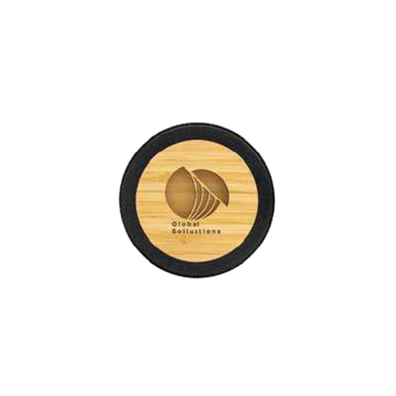 Personalized Bamboo Bluetooth Speaker with Wireless Charger